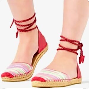 Ugg Stylish Pink and Green Women's Espadrilles